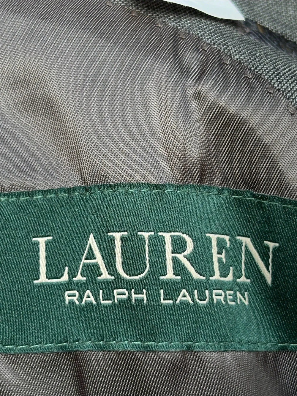 Ralph Lauren 42R gray wool blazer!!